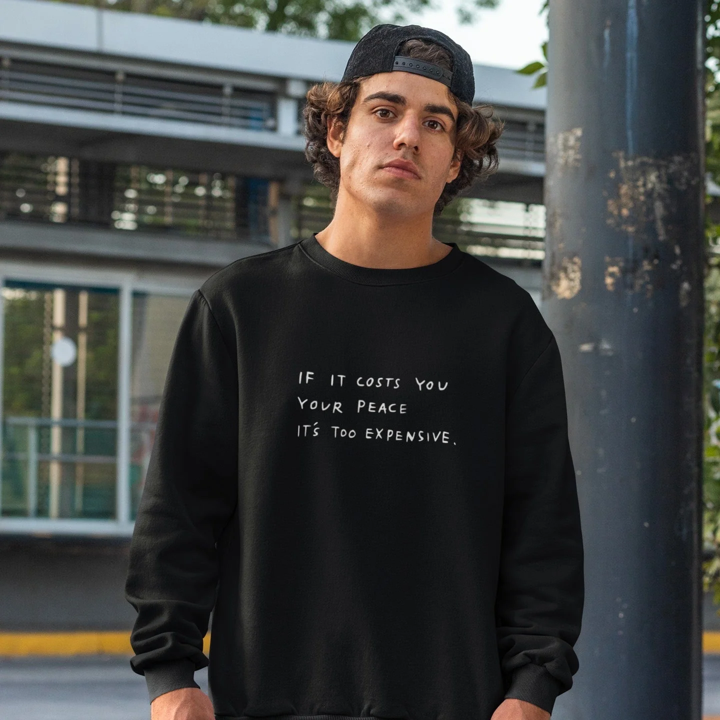 Cost Of Peace Crewneck - Image 5