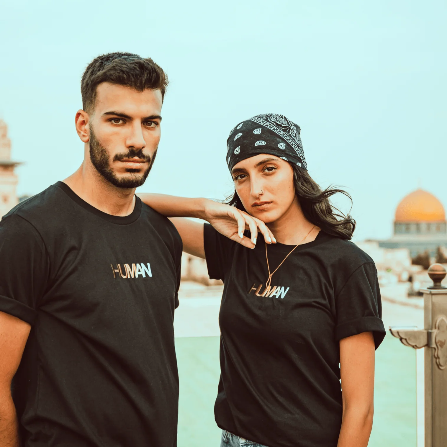 Human Embroidered Tee - Image 10