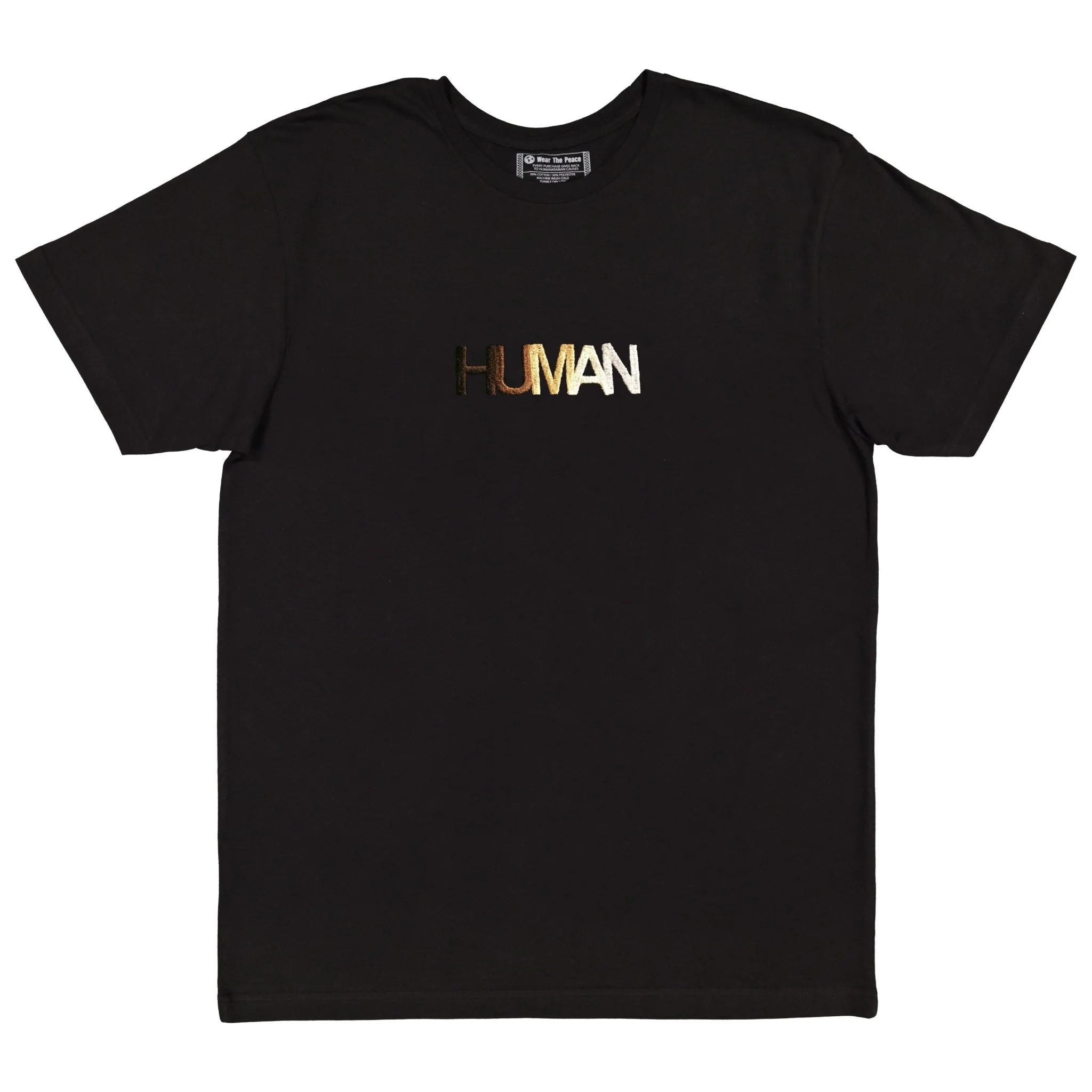 Human Embroidered Tee - Image 7