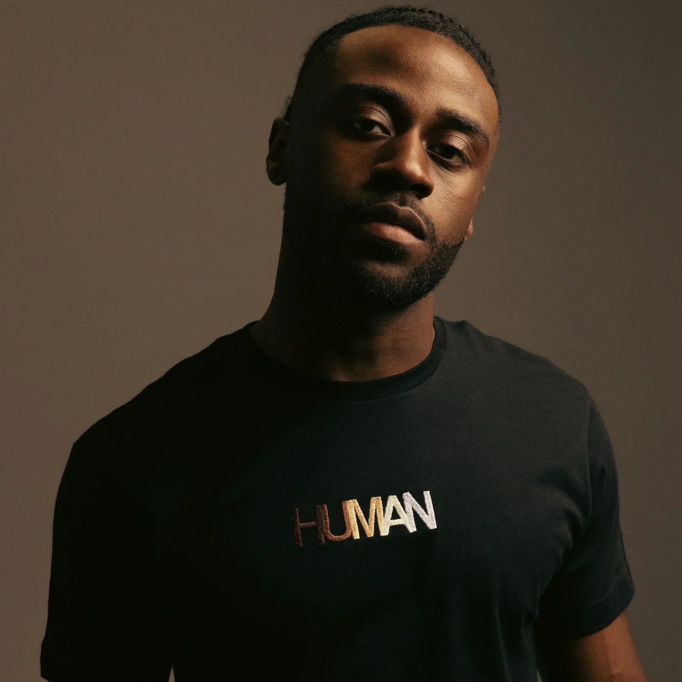 Human Embroidered Tee - Image 8