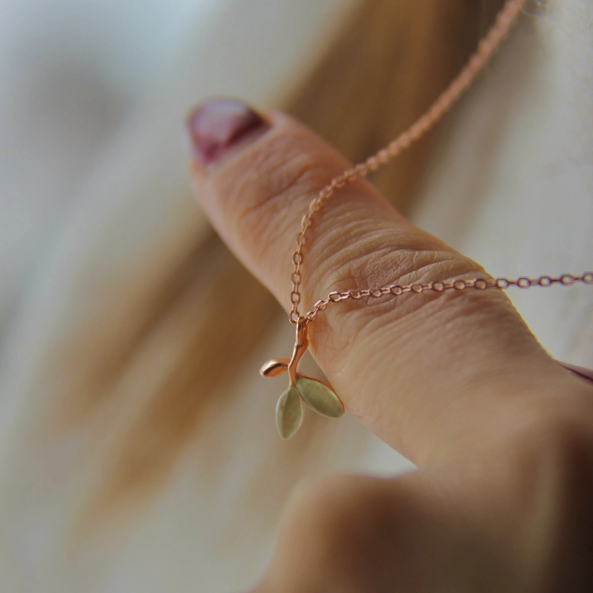 The Olive Sterling Silver Necklace - Image 3