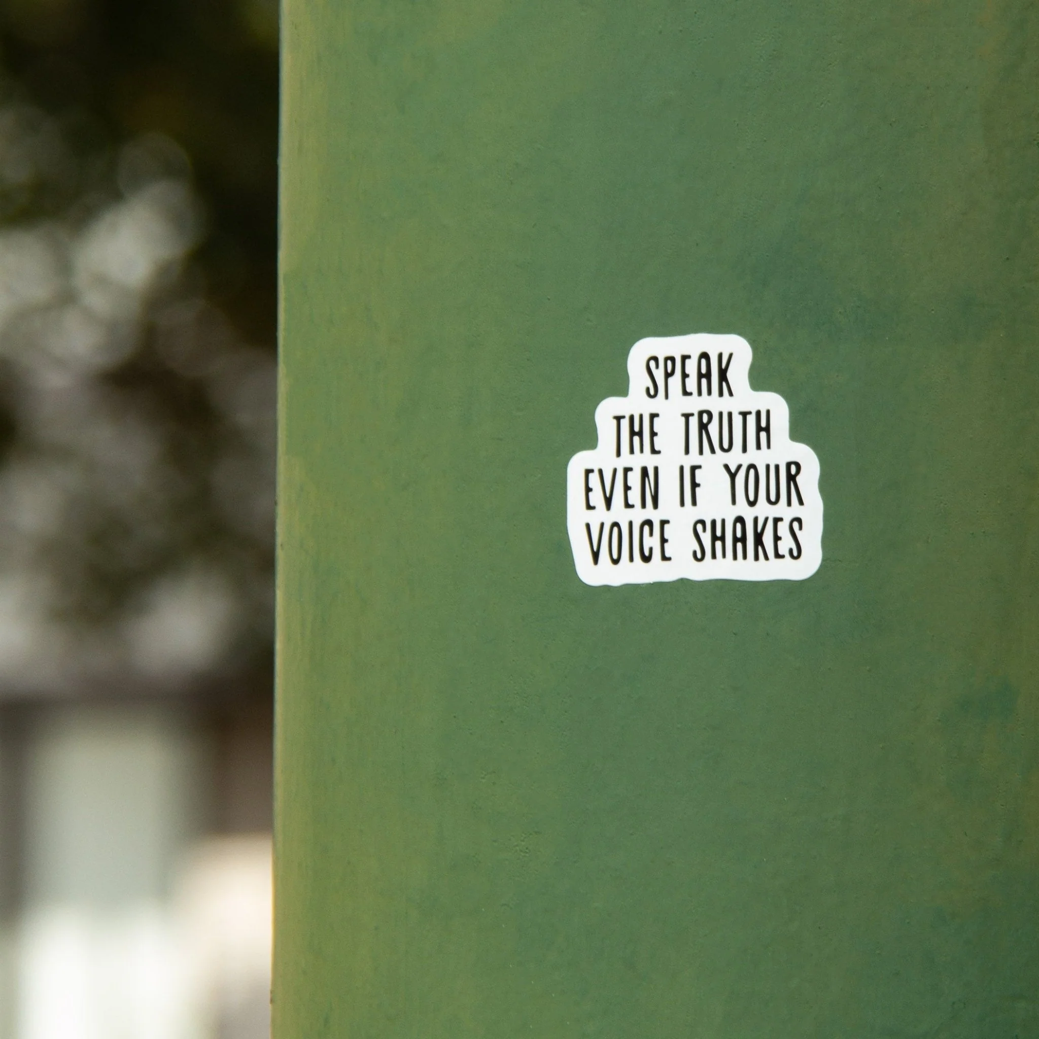 Speak The Truth Sticker - Image 3
