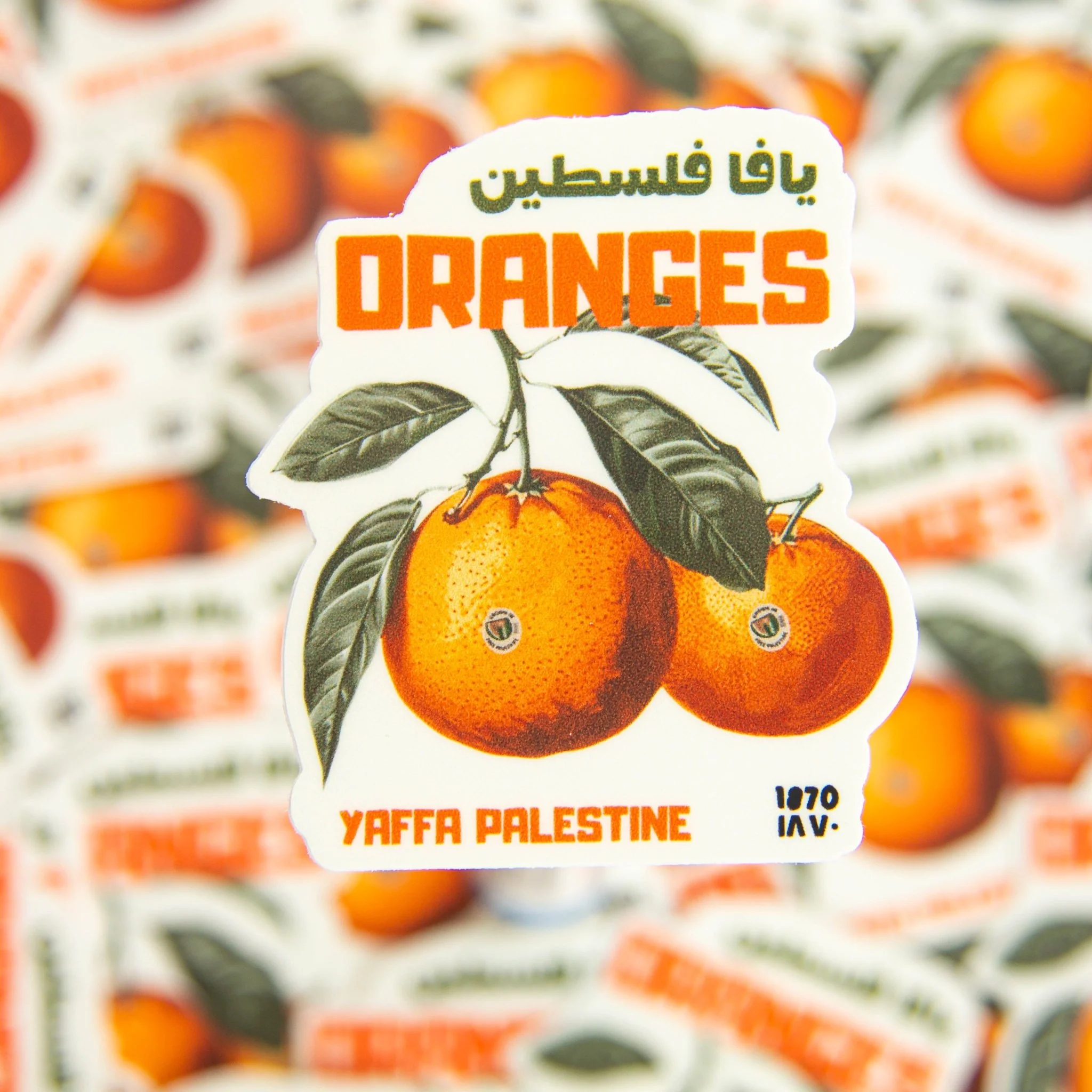 Yaffa's Oranges Sticker - Image 3